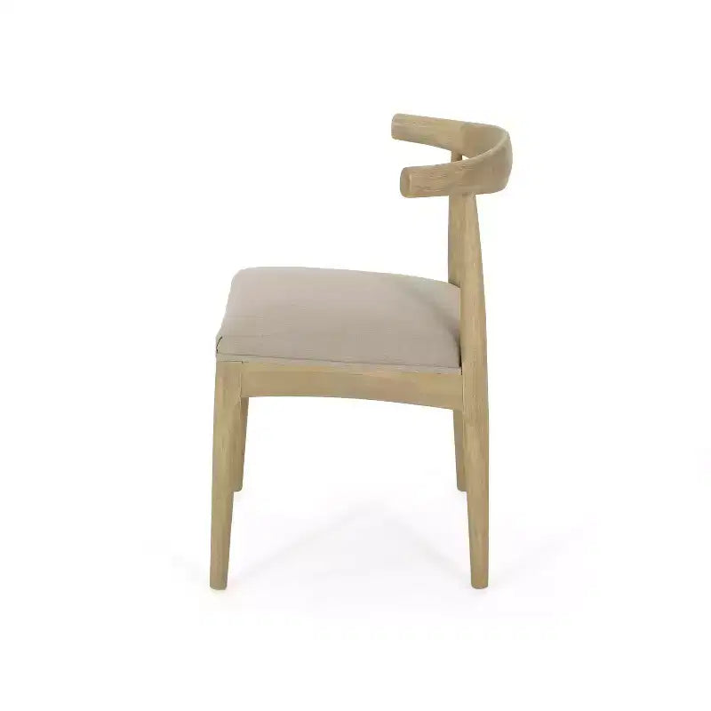 Christopher Knight Home Dason 7 Piece Mid-Century Modern Dining Set with Upholstered Chairs and Minimalist Table