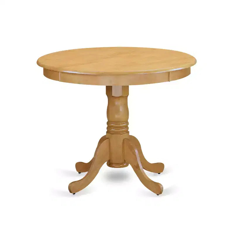 HomeStock Belmont Dinette Set - Kitchen Table And Dining Chairs, Oak