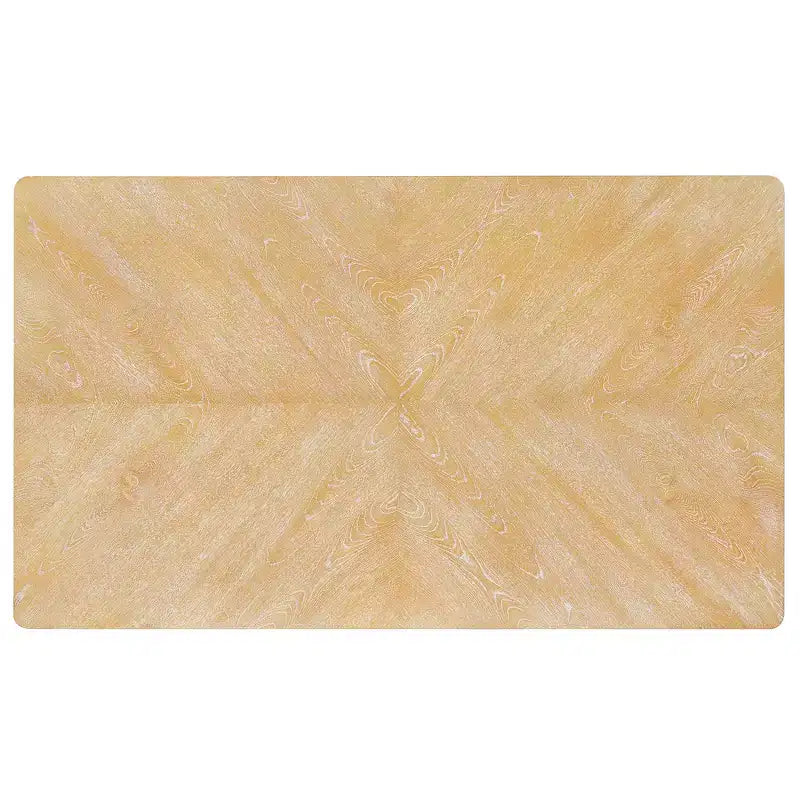 6 Piece Wood Dining Room Table Set, Dining Room Rectangular Table with 4 Upholstered Chairs and Bench