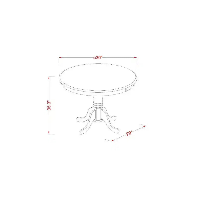 Counter Height Table Set - Dinette Chairs & Pub Table - Modern Kitchen Dining Set