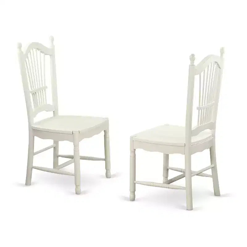 Round Dinette Set - 5 Piece Kitchen Table & Chairs - Small Space Dining