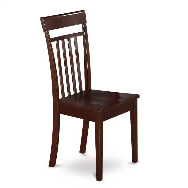 Dinette Set 7 Pc - Small Space Dining Table & 6 Chairs - Wood Dining Room Set