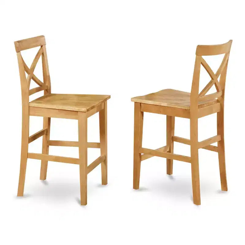 Kitchen Table Set - Counter Height Table & 4 Chairs - Elegant Dinette Set for Small Spaces