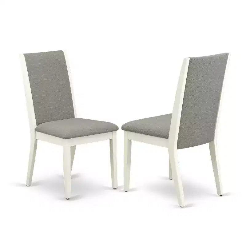 HomeStock 5-Piece Rectangle Buttermilk & Cherry Finish Solid Wood Top Dining table with 4 Chairs with Butterfly Leaf