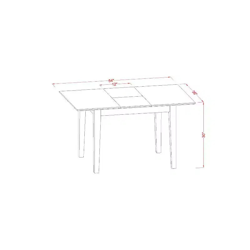 Small Dining Set - Kitchen Table with Chairs & Bench - Southwestern Style - Compact Space Friendly