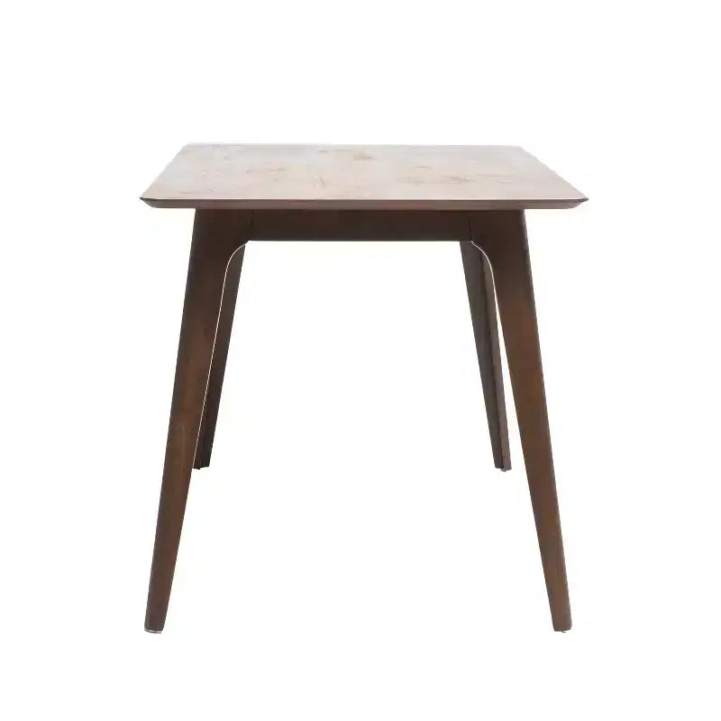 Modern Dining Set for 4, 5 Pieces Rectangular Solid Wood Table Set with 4 Upholstered Chairs for Small Space Kitchen
