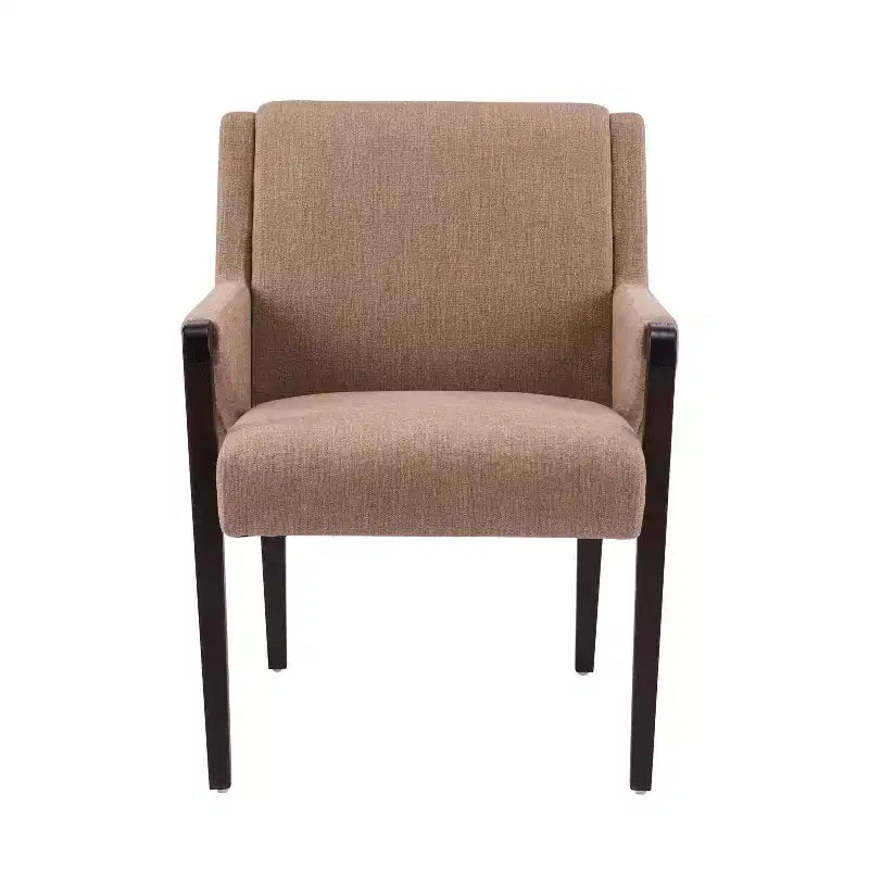 Christopher Knight Home Harish Modern 7 Piece Rubberwood Linen Upholstered Dining Set with Rectangular Table