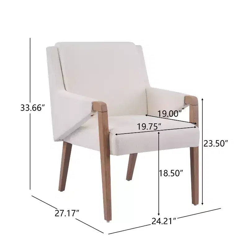 Christopher Knight Home Harish Modern 7 Piece Rubberwood Linen Upholstered Dining Set with Rectangular Table