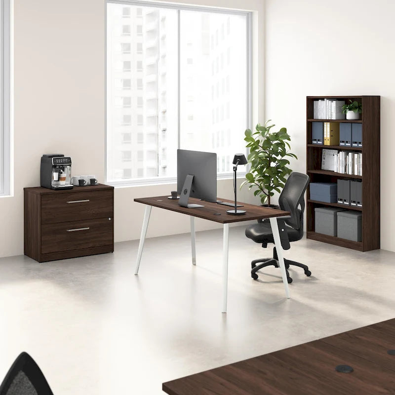 2-Drawer Lateral File Cabinet with Locking Drawers & Full-Extension Ball Bearing Slides