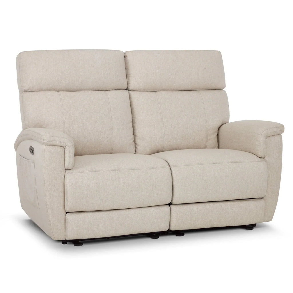 MCombo 60.2 Power Loveseat Recliner Sofa with Massage and Dual Heating, Adjustable Headrest, USB & Type C Port, Fabric