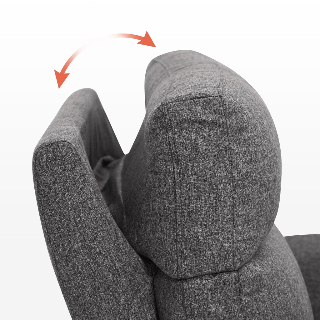MCombo 60.2 Power Loveseat Recliner Sofa with Massage and Dual Heating, Adjustable Headrest, USB & Type C Port, Fabric