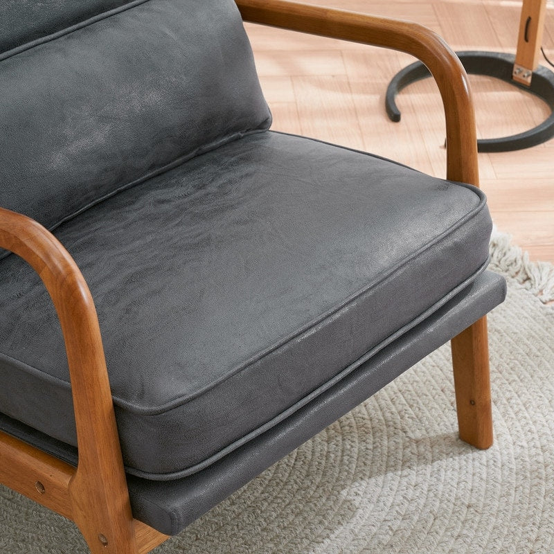 Mid Century Modern Upholstered Accent Chair