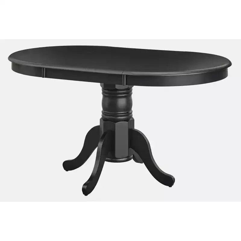 Buylateral 7pc Lancaster Farmhouse Solid Wood Extendable Dining Table Set