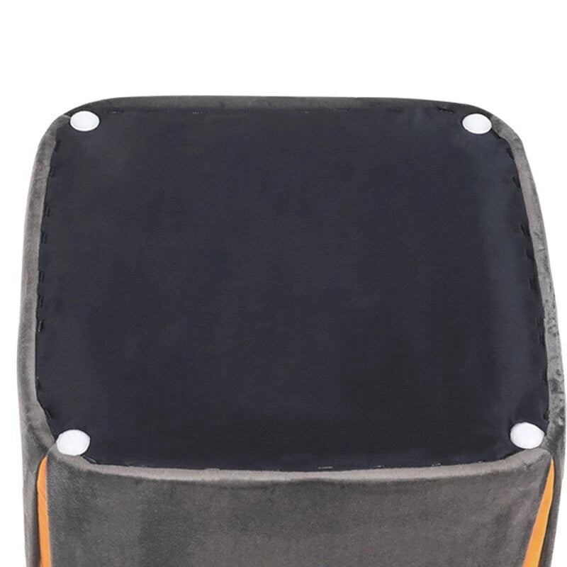 Small Square Velvet Ottoman Footrest Stool – Lightweight & Multi-Use