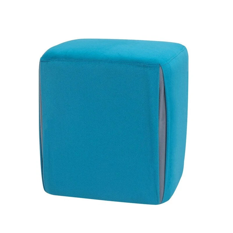 Small Square Velvet Ottoman Footrest Stool – Lightweight & Multi-Use