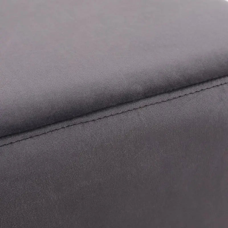 Small Square Velvet Ottoman Footrest Stool – Lightweight & Multi-Use
