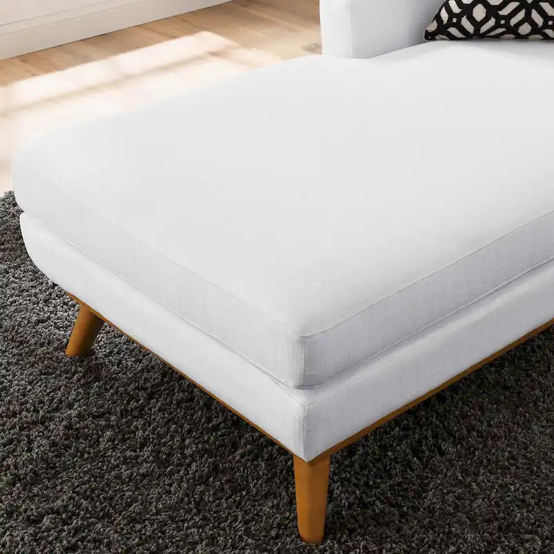 Left-Arm Mid-Century Chaise Lounge