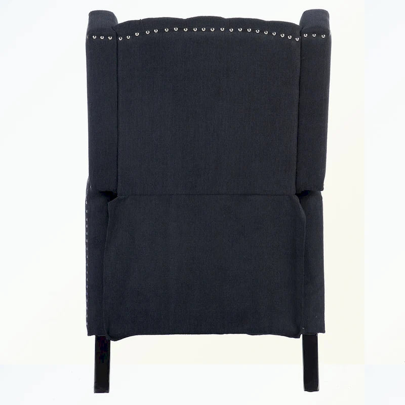 Tufted Wingback Manual Recliner Chair