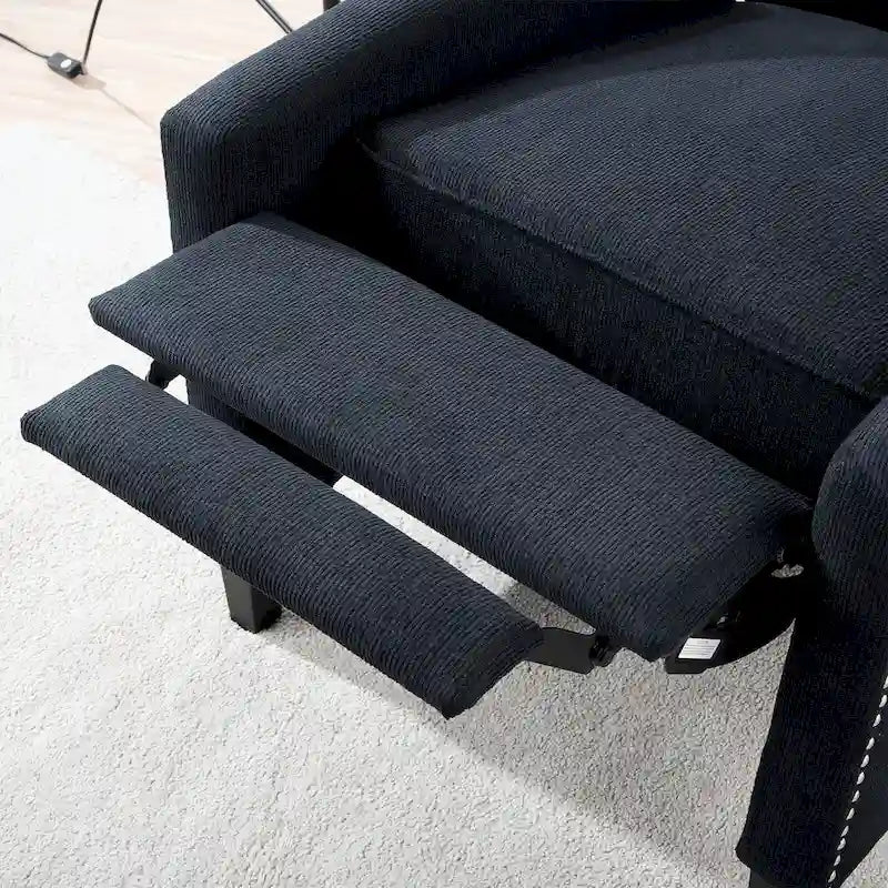 Tufted Wingback Manual Recliner Chair
