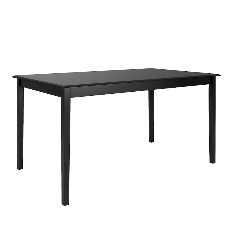 Mission-Style Rectangular Dining Table in Antique Black