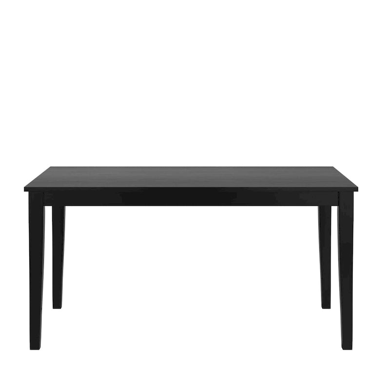 Mission-Style Rectangular Dining Table in Antique Black