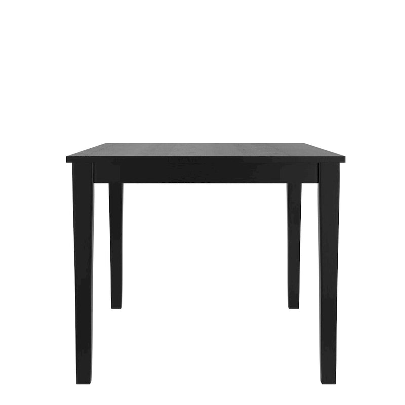 Mission-Style Rectangular Dining Table in Antique Black