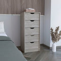 Tall 5-Drawer Dresser with Recessed Handles – Slim Profile for Small Spaces