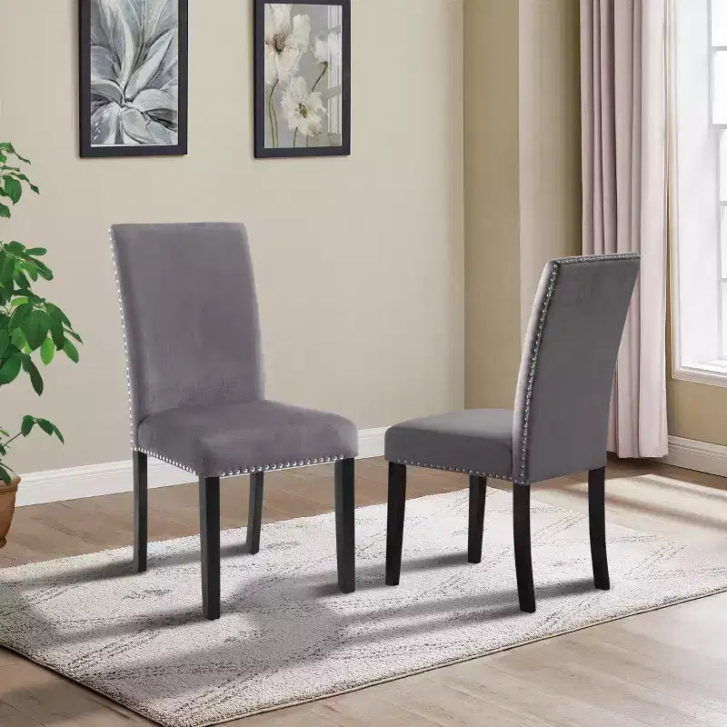Ashzo 6-Piece Dining Set, Hairpin Dining Table with 4 Chairs and Bench, 3 Color Options