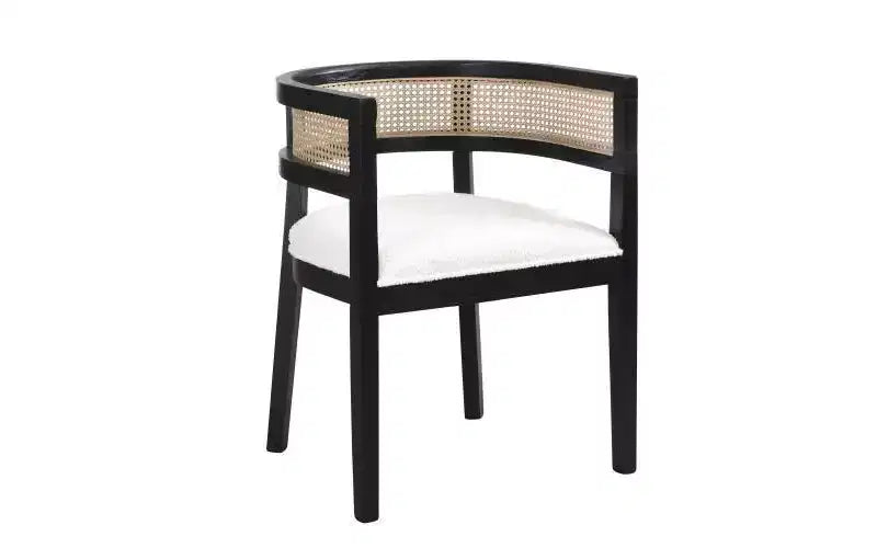 Christopher Knight Home Avery 7pc Cane and Rubberwood Upholstered Dining Set